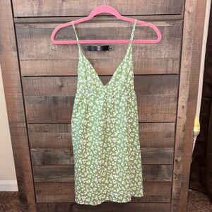 Princess Polly Green Floral Mini Dress